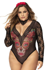 Mapale 60008X Kostüm Sexy Catrina Farbe Nur Farbe